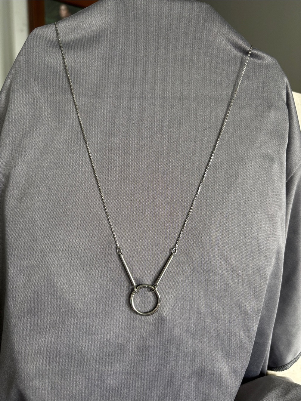 Minimalist Silver Pendant Necklace